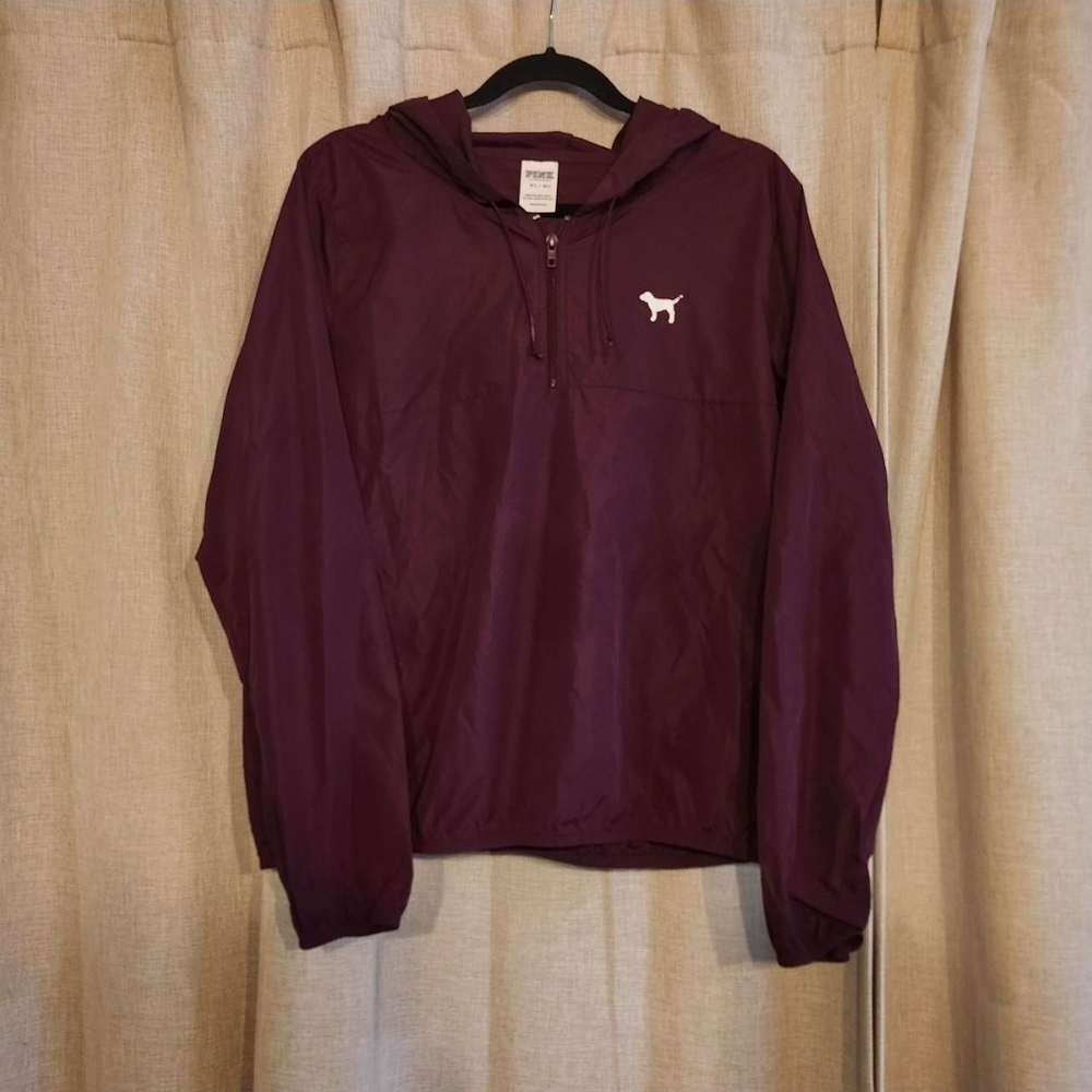 Victoria's Secret Burgundy Windbreaker